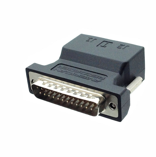 DB25 to Dual RJ45 Adapter with TASCAM DIGITAL/ANALOG Pinout